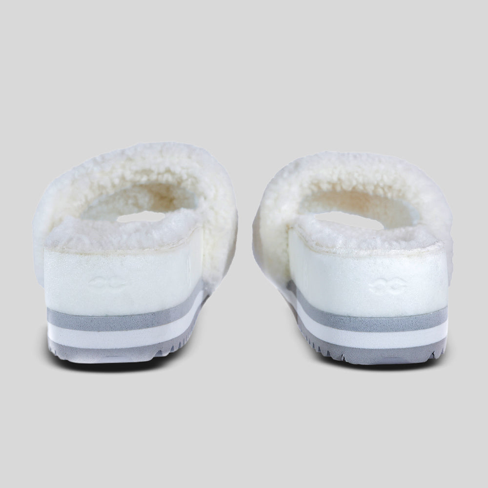 The Cito Slide – Iceberg | Minimalist Cushioned Slide Sandal | Cool-Toned Neutral