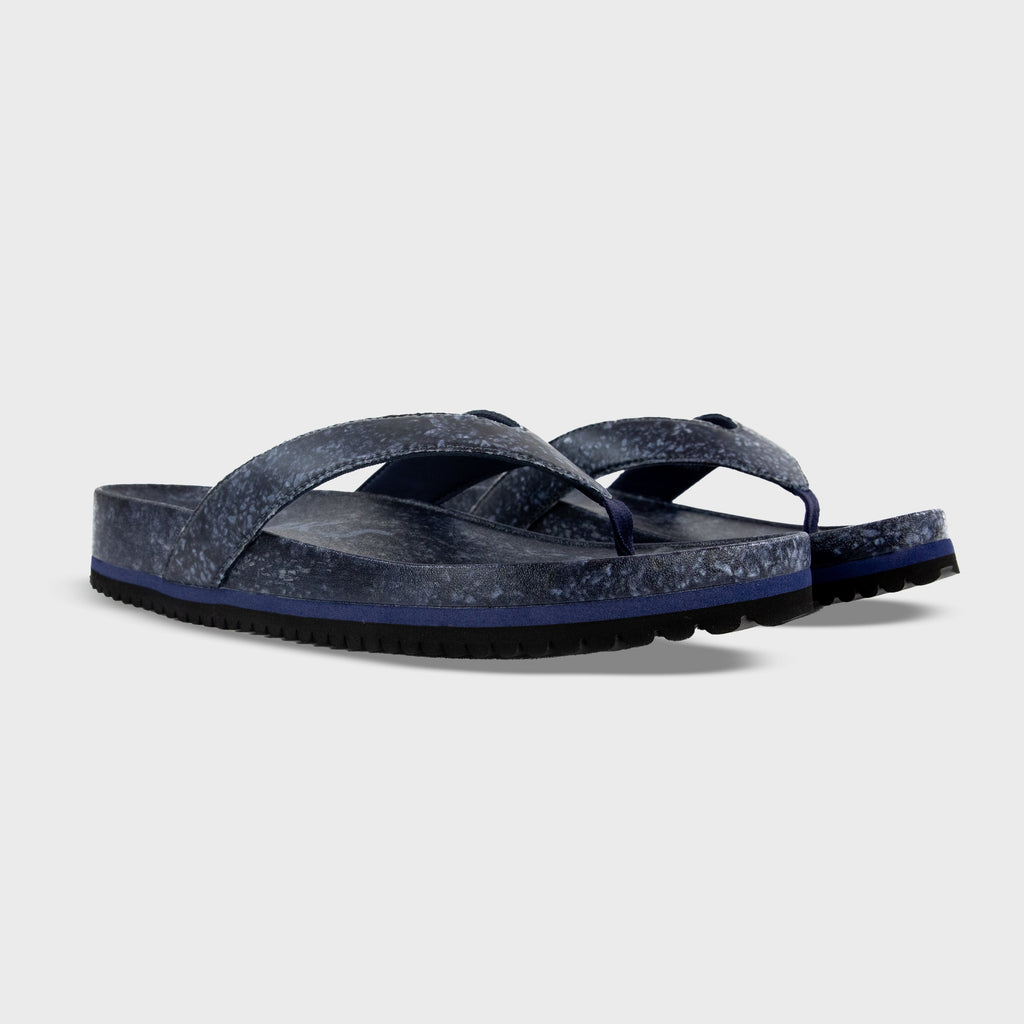 West Beach Flip Flop – Deep Blue Sea | Supportive Cushioned Flip Flop | Summer Style
