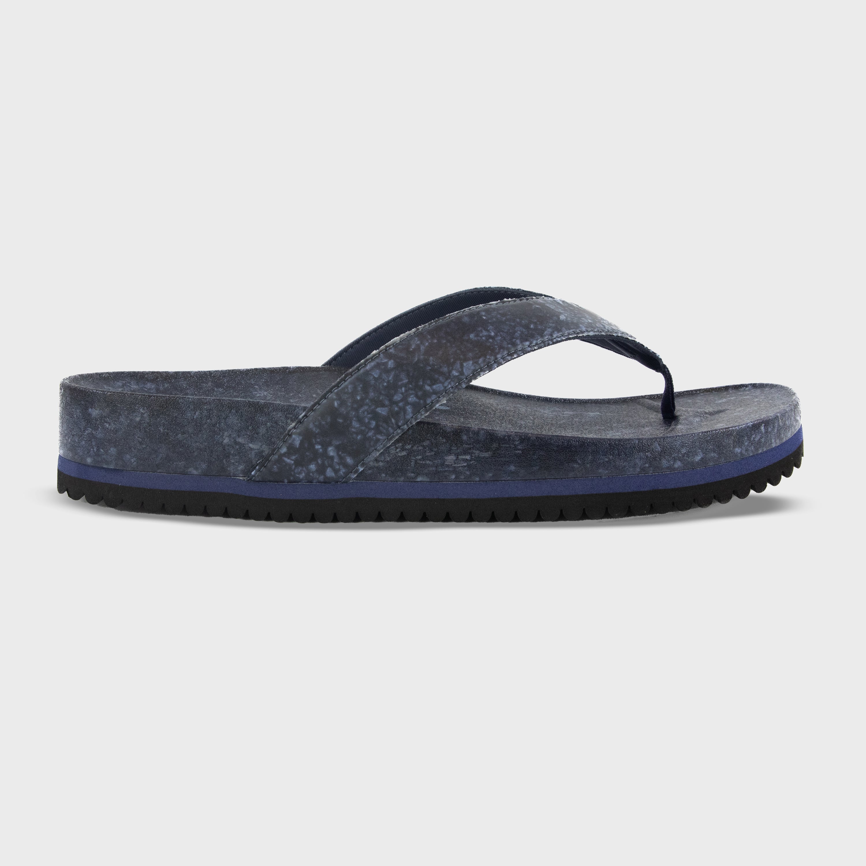 West Beach Flip Flop – Deep Blue Sea | Supportive Cushioned Flip Flop | Summer Style