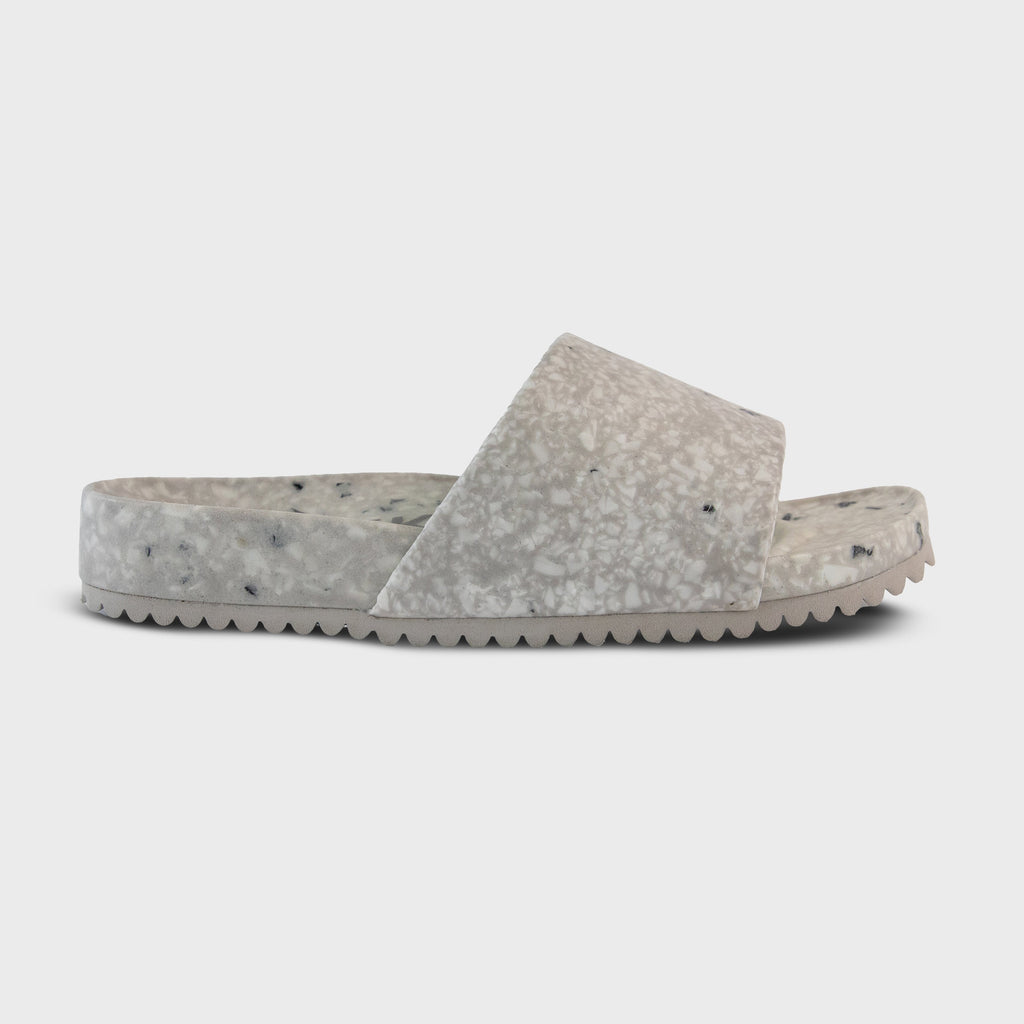East Beach Slide – Cloudy Day | Supportive Cushioned Slide Sandal | Neutral Style