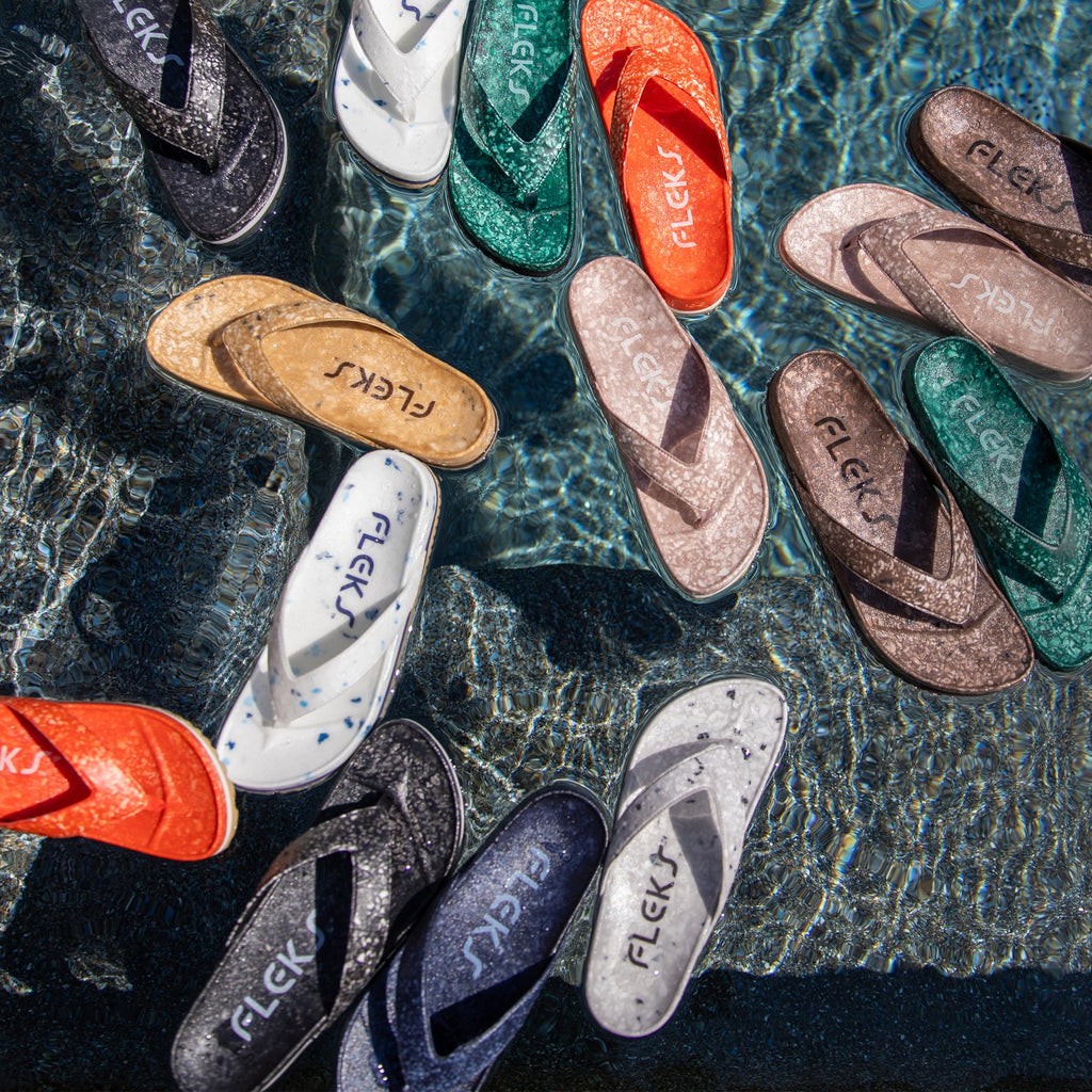 West Beach Flip Flop – Coconut Shell | Supportive Cushioned Flip Flop | Earthy Neutral