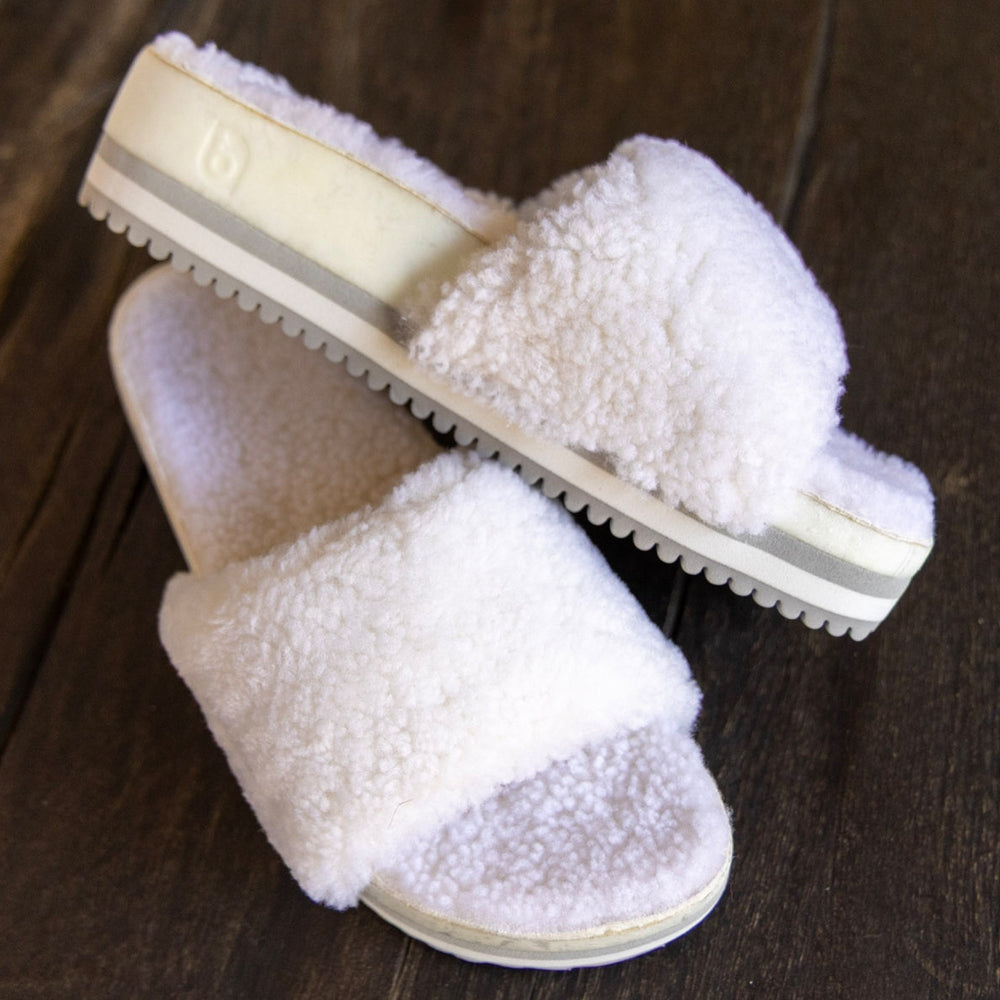 The Cito Slide – Iceberg | Minimalist Cushioned Slide Sandal | Cool-Toned Neutral
