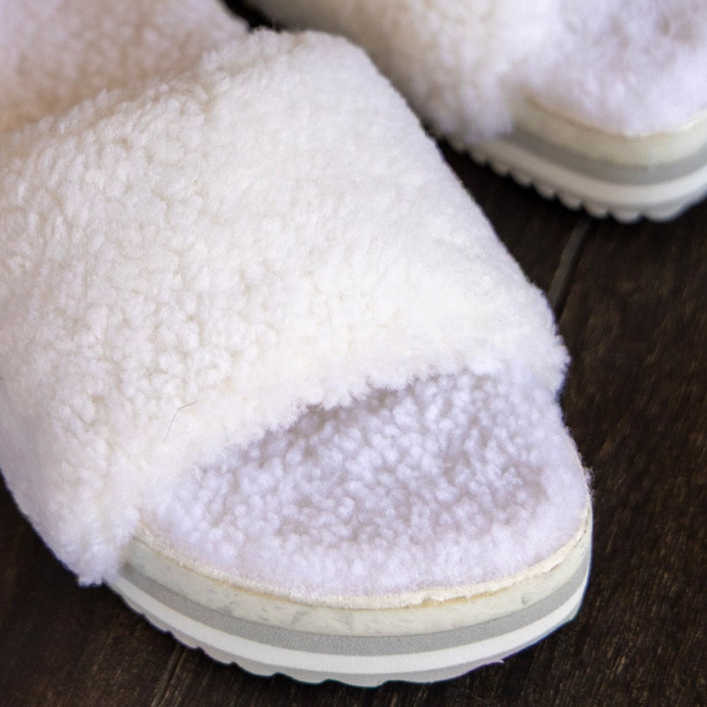 The Cito Slide – Iceberg | Minimalist Cushioned Slide Sandal | Cool-Toned Neutral
