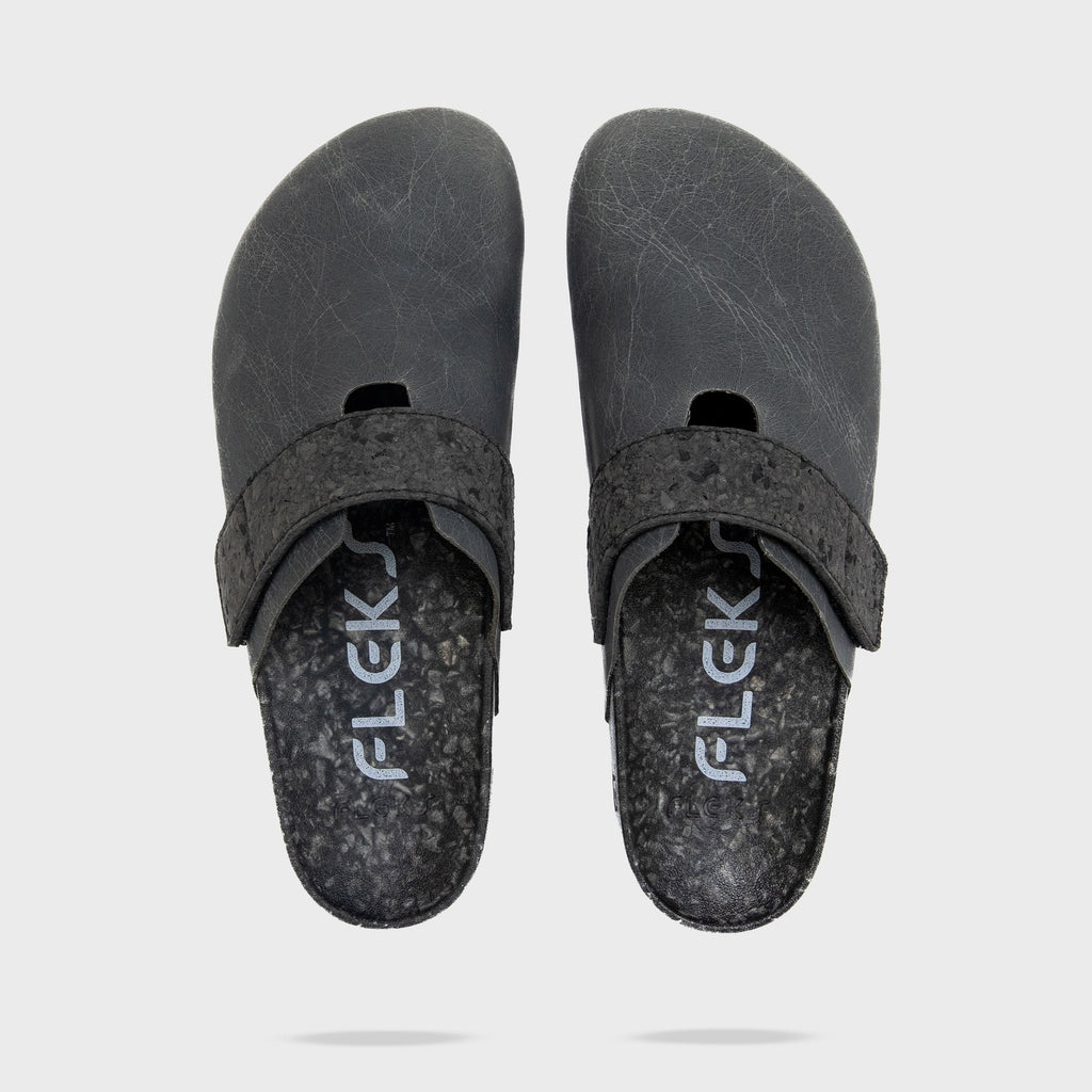 More Mesa Clog – After Dark | Adjustable Strap Clog | Vegan Leather Footwear