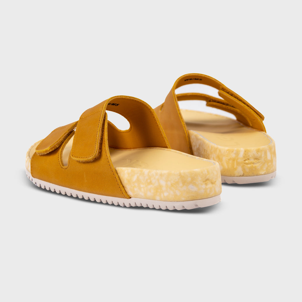 Riviera Leather Sandal – Chamois | Adjustable Strap Sandal | All-Day Comfort
