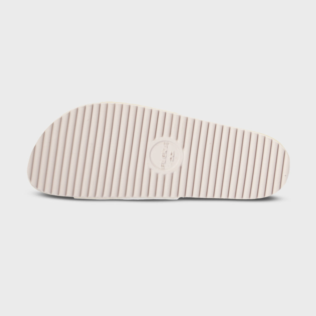 East Beach Slide Platform – Chamois | Elevated Cushioned Slide Sandal | Coastal Style