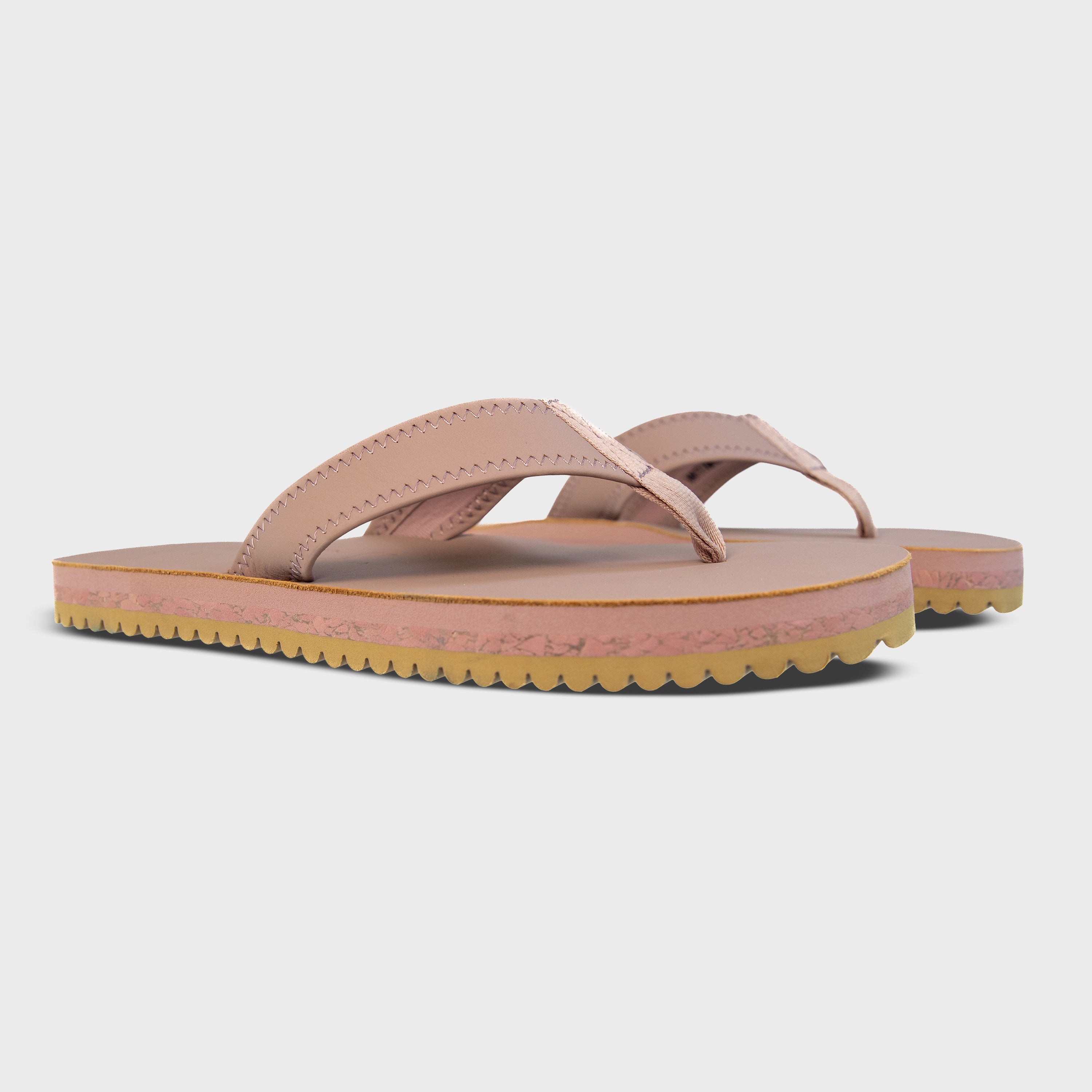 The Seagrove Flip Flop – Blushed | Leather Beach Flip Flop with Arch Support