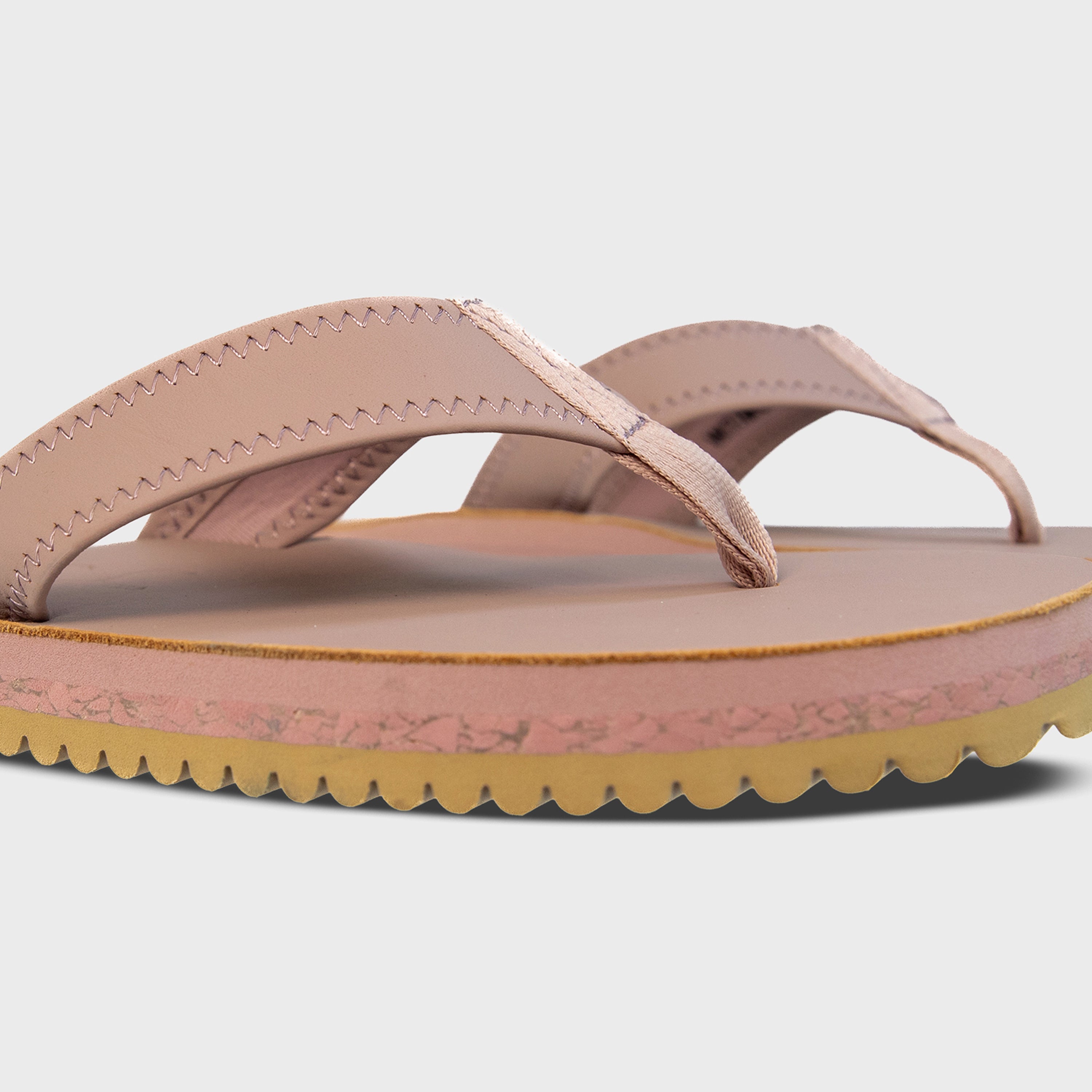 The Seagrove Flip Flop – Blushed | Leather Beach Flip Flop with Arch Support