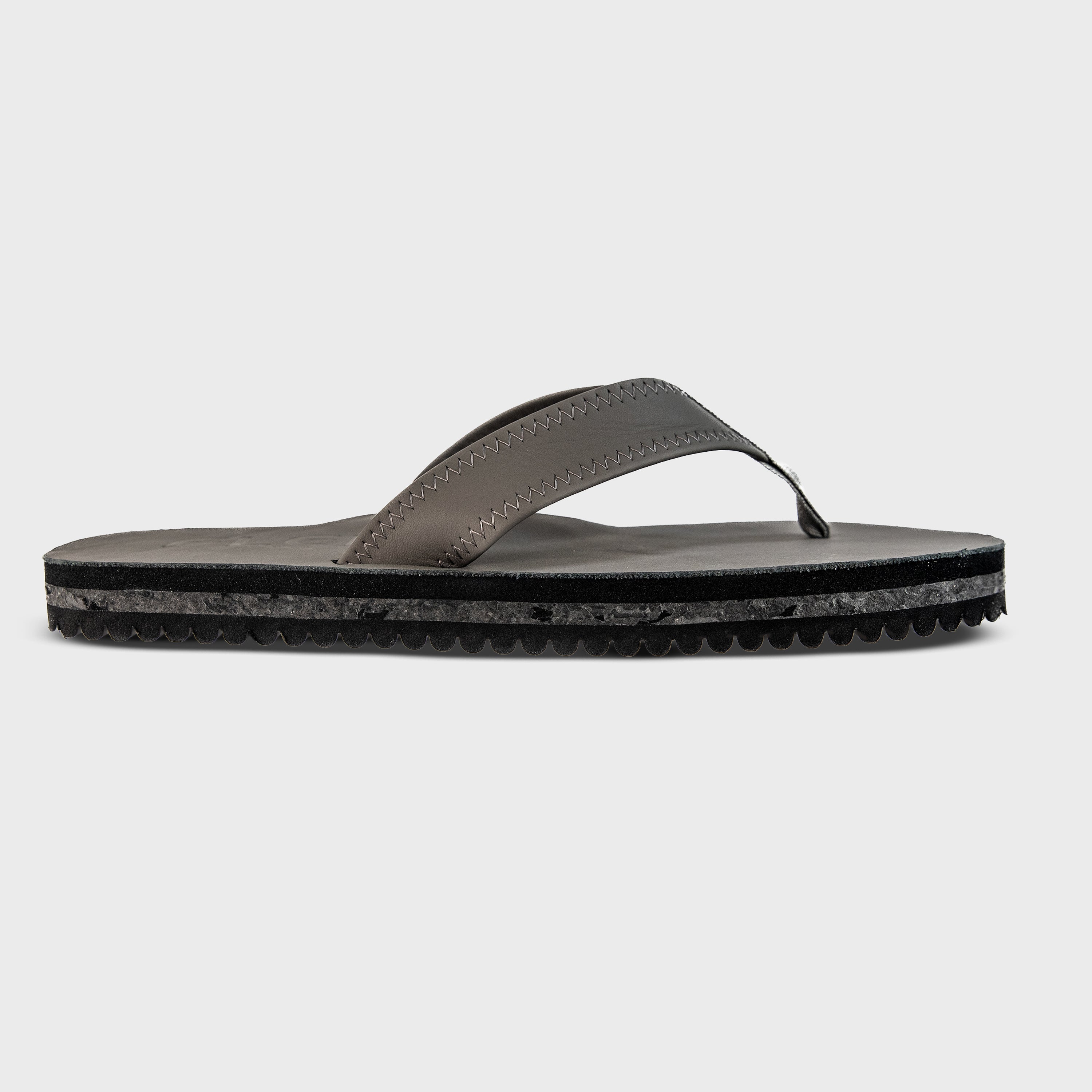 The Seagrove Flip Flop – Nightfall | Leather Beach Flip Flop with Arch Support